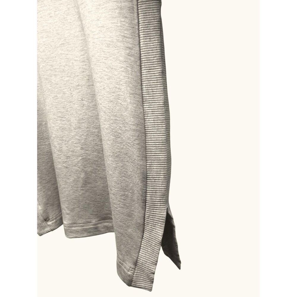 Athleta Cozy Karma Beige Pullover Boho Hoodie Dress XS Faux Pockets Stretch Soft - Picture 5 of 9